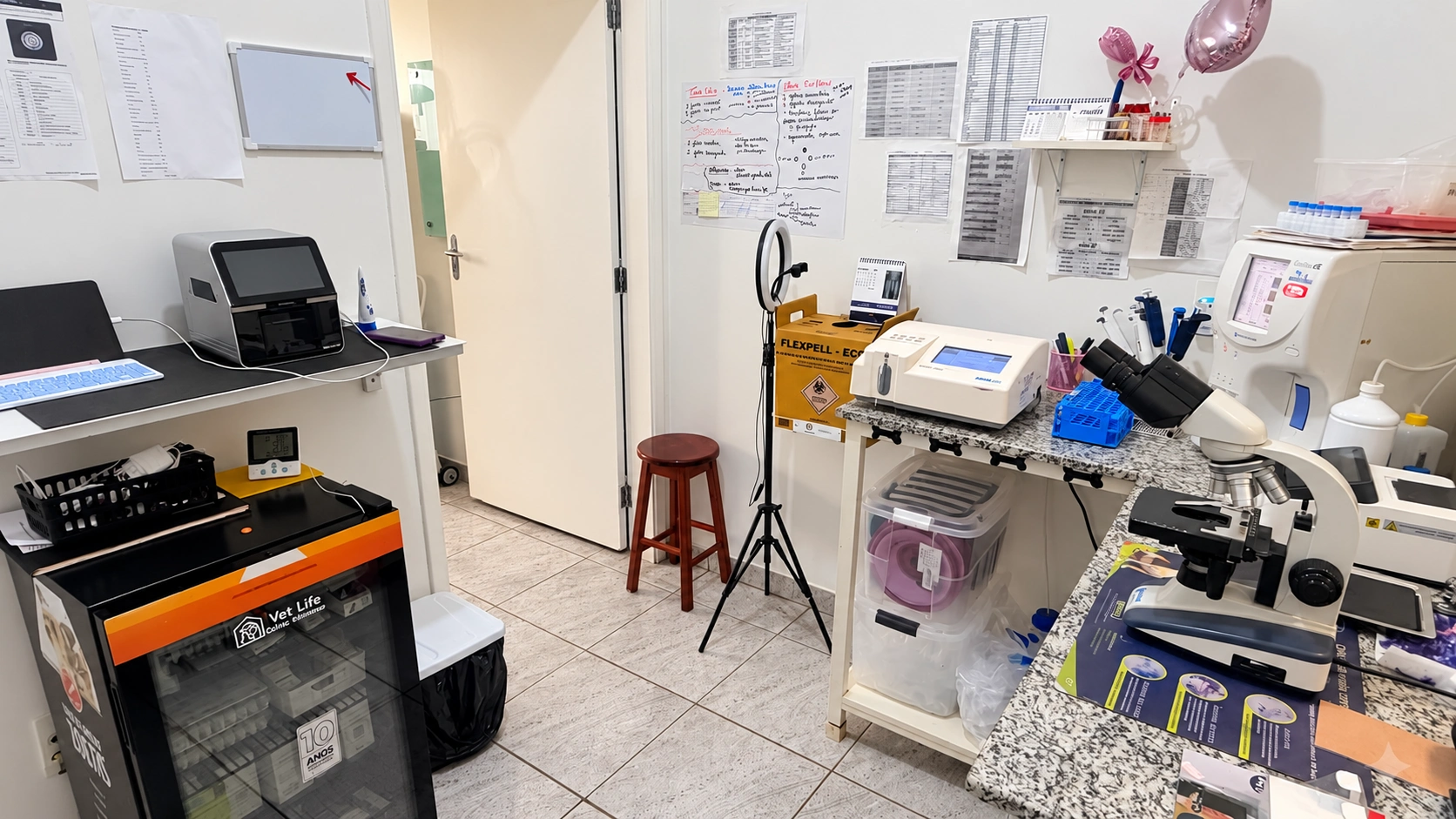 Laboratório veterinário da Vet Life